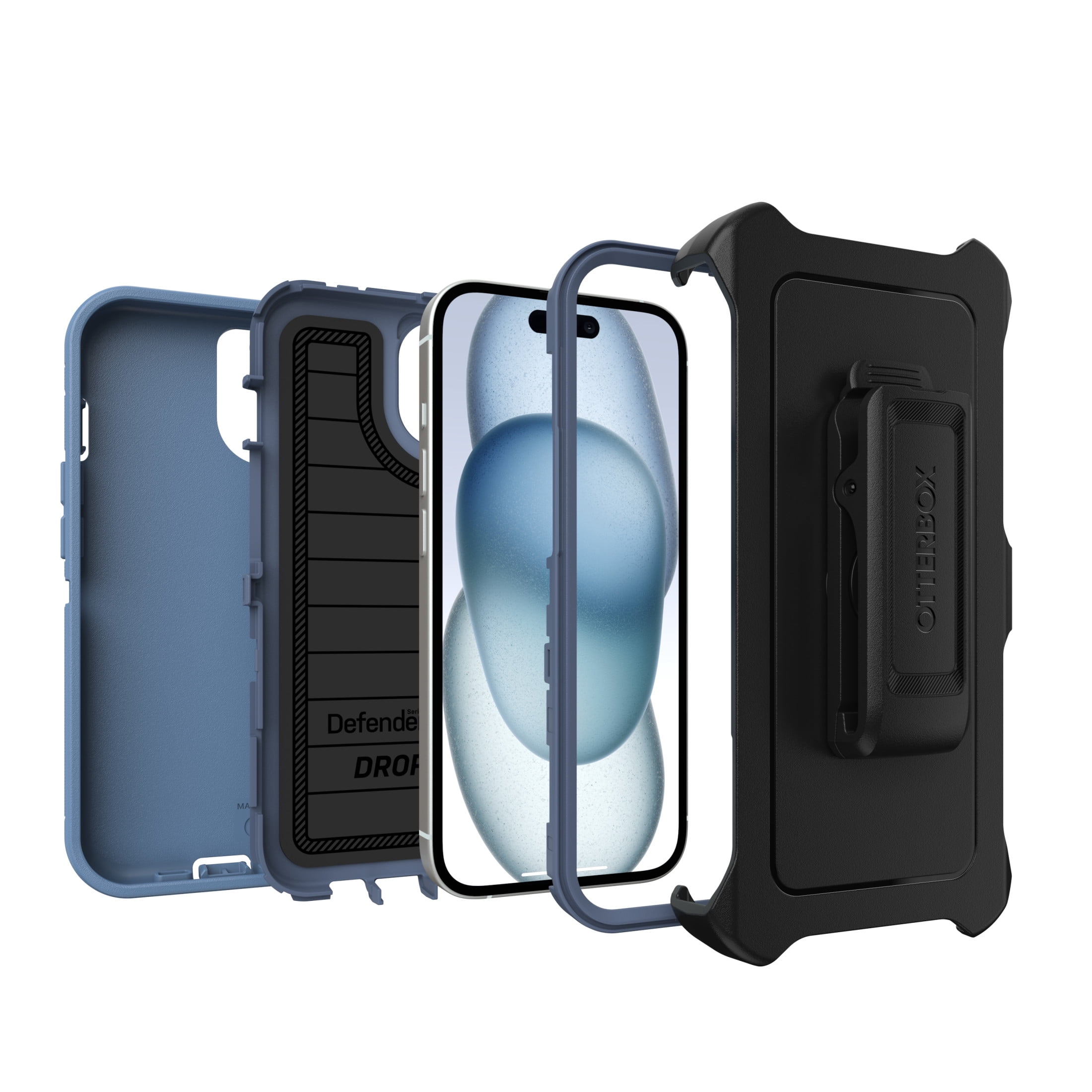 OtterBox Defender Series Pro Case for Apple iPhone 17e, iPhone 16e, iPhone 15, iPhone 14, iPhone 13 - Blue