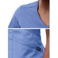 thumbnail image 4 of Adar Pro Scrubs For Women - Modern V-Neck Scrub Top - P7002 - Ceil Blue - S, 4 of 7