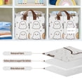 thumbnail image 4 of Yayeee Foldable Storage Basket for Shelves with Handles Waterproof Cloth Bins, Magical Halloween Ghost, 4 of 7