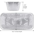 thumbnail image 6 of PLASTICPRO Aluminum Foil Loaf Pans 1 lb Tin Foil Baking Pans, 100 Pack, 6 of 9