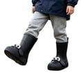 thumbnail image 5 of Otqutp Cute Cartoon Dog Kids Rain Boots Toddler Waterproof Rubber Mid Calf Rain Shoes Non Slip Thick Sole Water Shoes for Boys Girls, 5 of 6