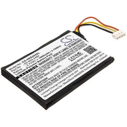 1000mAh Harman/Kardon 02-553-3494 Battery for HKNEOBRNBSG Neo