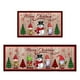 thumbnail image 2 of Alfombras de baño, alfombras para sala de estar, alfombra de área, alfombra de baño, 2 piezas de alfombras y tapetes navideños para cocina, alfombra antideslizante para piso, decoración navideña, jueg, 2 of 6
