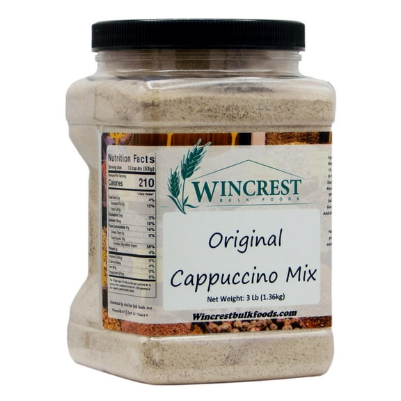 WinCrest Original Cappuccino Mix - 3 Lb Tub
