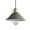 Gray, variant on Small Industrial Retro Style Pendant Lighting for Kitchen Sink, Mini Vintage Metal Dining Room Pendant Light Fixtures Over Table, Single Rustic Farmhouse Hanging Lamp Ceiling Chandelier