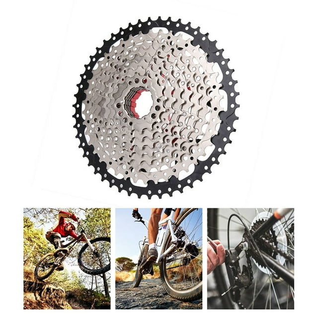 Roue Libre 11-50T, Roue Libre Ajourée, Antirouille pour Vélo de Montagne 10 Vitesses