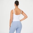 thumbnail image 6 of YITTY Active Square Neck Built-In Bra Tank Top for Women, Workout Sports Tank, Removable Cups, Yoga Gym, 6 of 9