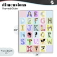 thumbnail image 4 of Stupell Industries Contemporary Animal Alphabet in Pastels White Framed Giclee Art, 24 x 30, by Carla Daly, 4 of 8