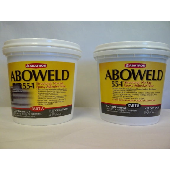 Aboweld 55-1 Structural Adhesive Paste 2 Quart Kit