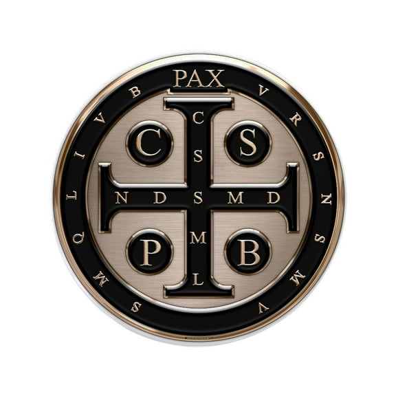 CafePress - St. Benedict Medal 3.5 Button - 3.5" Button