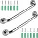 thumbnail image 1 of 2 piezas Acier Inoxydable Barre D'appui de Bain,Barre D'Appui En Inox Murale Robuste Poignée,Barre D'Appui INOX Poignée, Seguridad Grab Bar pour baignoire Douche Toilette 30cm, 1 of 5