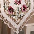 thumbnail image 4 of PEACNNG Table Runner Embroidery Flower Tablecloth, 4 of 10