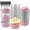 Pink, variant on Aluminium Foil Cake Cups with Lids Muffin Tins, 60 Pack of 5 oz Mini Cake Pans, Mini Bread Moulds with Lids, Disposable Baking Cups with Lids Aluminium Foil Cake Baking Cups