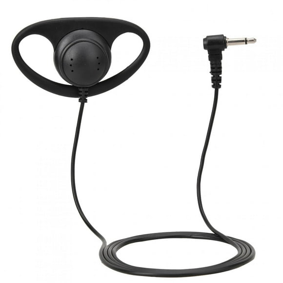 D Type Earplugs Single Listening Earphone, Headphones, Ear Noise Isolating Headphone For Cell Phones MP3 Players Two Way Microphone CD/DVD Players