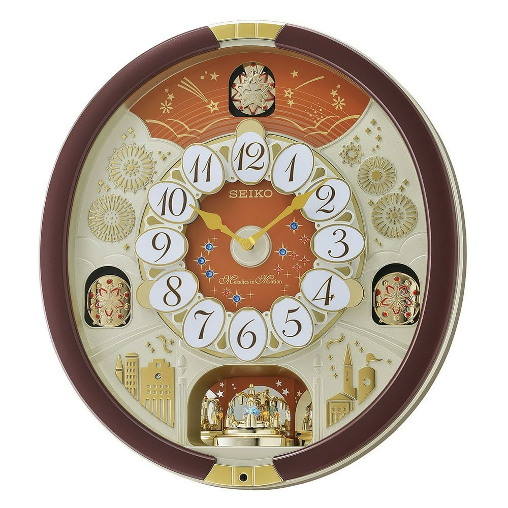 Seiko Special Edition Melodies in Motion Wall Clock with Swarovski