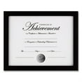 thumbnail image 4 of (2 pack) DAX Wood Gallery Document Frame with Two-Way Easel, 8.5 x 11, Black, 4 of 4