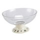 thumbnail image 4 of Frutero con pedestal, plato para comida, soporte para frutero, cuenco con patas, bandeja para refrigerios y frutos secos Claro, 4 of 9