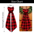 thumbnail image 4 of Wreath Sash for Front Door, 5 x 55in Seersucker Wreath Sashes, Buffalo Check Door Sash for Fall Porch Yard, Wreath Accessories for Holiday Indoor Outdoor Bridal Shower Decor, 4 of 7