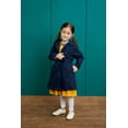 thumbnail image 2 of ToTo Heros Kids Unisex Navy Cotton Trench Coat, 2 of 9