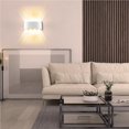 thumbnail image 3 of Wosthever Aplique de aluminio Scone al aire libre Lámpara de pared LED Jardín Pasillo Balcón Up Down Light Iluminación y accesorios blanco Wosthever HA024680-02, 3 of 6