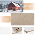 thumbnail image 5 of Winter Wooden Signs Red Cabin Wall Hanging Sign Christmas Home Decor Cabin Wall Sign Decor Party Decor Rustic Reindeer Winter Wall Art Sign for Home Office Door Wall Art 6x12 inches, 5 of 7