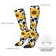 thumbnail image 4 of Fotbe Cow Print Sunflower Calcetas Divertidas Estampadas para Hombre y Mujer, Calcetas de Algodón hasta la Rodilla para Caminar, Correr, Enfermería y Embarazo, 4 of 6