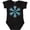 AB-Black, variant on Inktastic Icy Blue Winter Snowflake Boys or Girls Baby Bodysuit