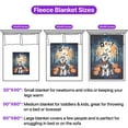 thumbnail image 5 of Happy Halloween Vampire Siberian Husky BOO with Pumpkins Fun and Spooky Cozy Fleece Blanket Husky Dog Lover Gifts Warm Soft Throw Blanket - 00018, 5 of 5