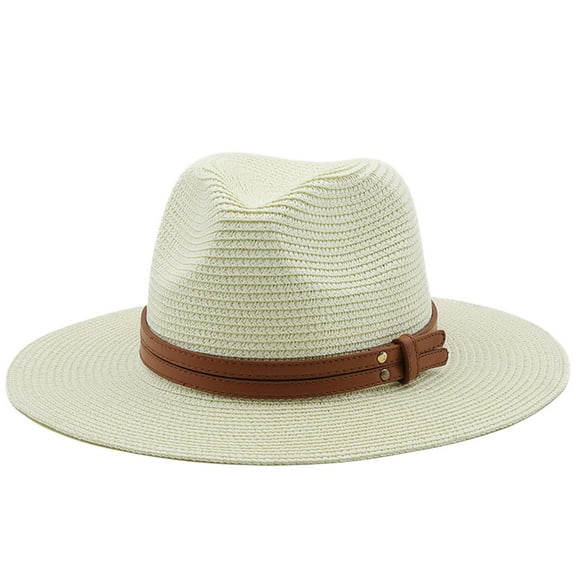 Packable Sun Hats for Women Travel Sun Hat Stylish Sun Hats For All Seasons Trendy Vacation Accessory Featuring A Leather Strap Design For Casual Outings And Outdoor Adventures