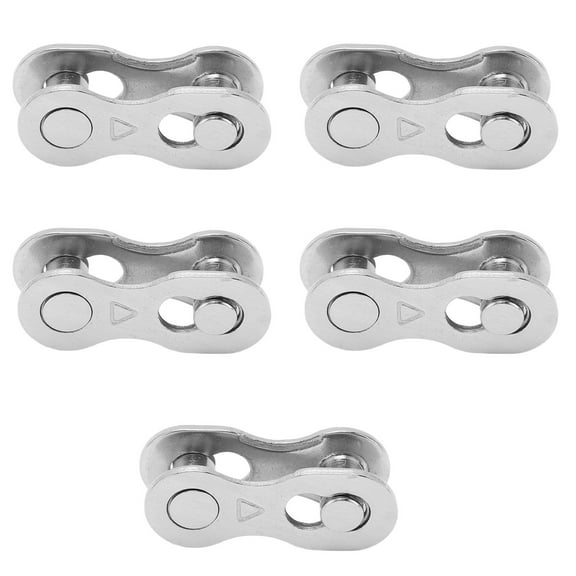 5 pairs of chain link bicycles lack chain link main chain link, bicycle chain quick break repair chain link connector, bicycle repair tool bicycle parts[ 6/7/8 speed universal ]
