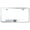 Chrome, variant on Jeep Grill Laser Etched Logo Cut-Out License Plate Frame (Black)