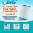 thumbnail image 2 of Hurricane 3 Pack HF4H22-01 Advanced Pool and Spa Filter Cartridge Replacement, 2 of 9