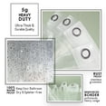 thumbnail image 7 of Virtu Premium 8G Plastic Shower Curtain Liner Mildew Resistant, Waterproof Shower Liner, 72" X 72", Clear, 7 of 7