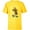 Yellow, variant on Disney Mickey Mouse Earth Day Nature Outdoors Pose Fill - Short Sleeve T-Shirt for Kids - Customized-White