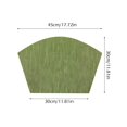 thumbnail image 2 of Oleegame 1PC Placemat 4Pcs Autumn Maple Printed Polyester Placemat Festive Setting Mat Dinner Plate Cup With Heat Insulation Mat Green, 2 of 5
