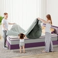 thumbnail image 3 of Sersper 10 Inch Memory Foam Hybrid Mattress,Euro Top Mattress in a Box,Twin Full Queen Mattress Queen, 3 of 5