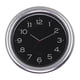 thumbnail image 1 of 1:12 Reloj de pared de plástico miniatura de para decoración de estar del dormitorio, 33mm, negro y pteado Baoblaze Reloj de casa de muñecas en miniatura de 33 mm, 1 of 7