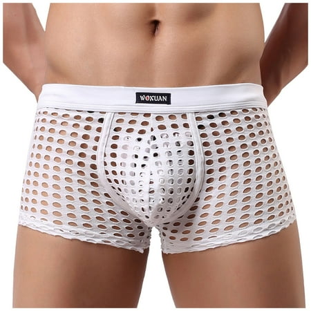

DORKASM Men Briefs Boxers Breathable Soft Mens Underwear Briefs Xl Underwear White L