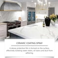 thumbnail image 2 of Ceramic Coating Spray for Home - Multi-Surface Quick Tech Shield & High Gloss Sealer | 120ml Kitchen Grease & Water Stain Repellent for Stove Top, Shower Glass, Countertop, Tile, Mirror, 2 of 7