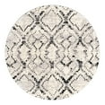 thumbnail image 2 of Unique Loom Tucson Collection Area Rug - Pima (5' Round Ivory/Gray), 2 of 6
