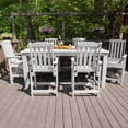 thumbnail image 3 of Highwood 7-pc Lehigh Dining Set - 42" x 84" Rectangle Table, Counter Height, Outdoor, Eco-friendly, Synthetic Wood, 3 of 9