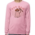 thumbnail image 2 of Cowboy Ghost Boo Haw Long Sleeve Shirt Unisex 4X-Large Pink, 2 of 5