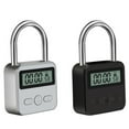 thumbnail image 6 of Metal Timer Lock LCD Display Multi-Function Electronic Time 99 Hours Max Timing USB Rechargeable Timer Padlock,Silver, 6 of 6