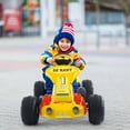 thumbnail image 3 of Costway Go Kart Kids Ride On Car Pedal Powered Car 4 Wheel Racer Toy Stealth, 3 of 8