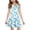#A03-Blue, variant on XADYUY Summer Dresses for Girls 10-12 Button A-Line Sleeveless Midi Dress Vintage Floral V-Neck Swing Basic Sundresses with Pockets for 4-14t Kids