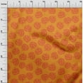 thumbnail image 3 of oneOone Cotton Cambric Orange Fabric Halloween Diy Clothing Quilting Fabric Print Fabric By Yard 42 Inch Wide, 3 of 4