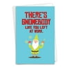 1 Retirement Card with Envelope - Friendly Garden Gnomes C6441ERTG