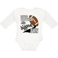 thumbnail image 3 of Inktastic Little Brother and Biggest Fan Football Player Boys Long Sleeve Baby Bodysuit, 3 of 5