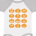 thumbnail image 4 of Inktastic Halloween Pumpkin Faces Orange Boys or Girls Baby Bodysuit, 4 of 5