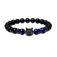 thumbnail image 2 of FcBaudy Bracelet Jonc pour Femmes, Cadeaux pour Femmes Bracelet en Pierre Volcanique Oeil Naturel Léopard Incrusté de Zircon Bracelet d'Anxiété pour Hommes Bracelet Hommes Bracelet, 2 of 6